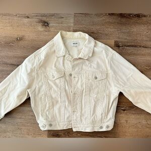 Agolde White Oversized Jacket